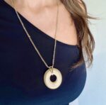 Sarı Altın Madalyon Kolye - Görsel 2